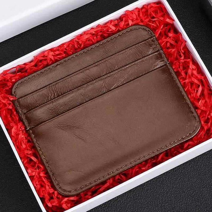 Minimalist Leather Card Holder Stornfield