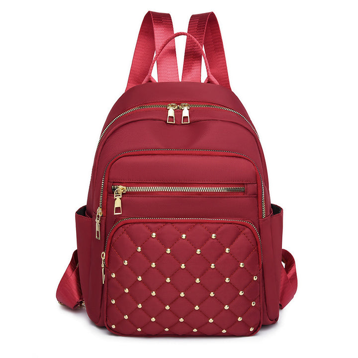 Quilted Multi-Pocket Backpack
