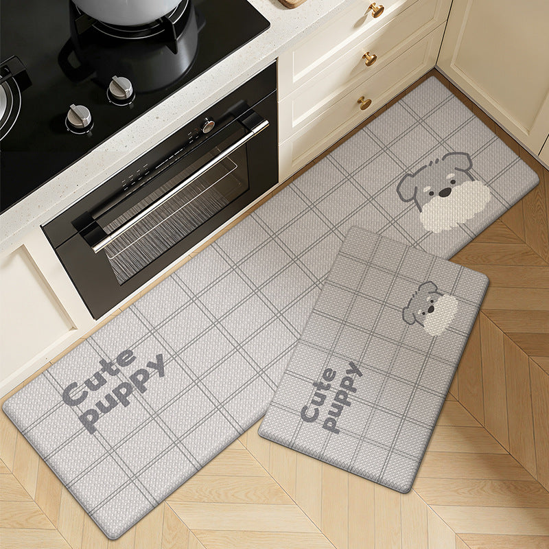 Playful Animal Themed Kitchen Comfort Mat