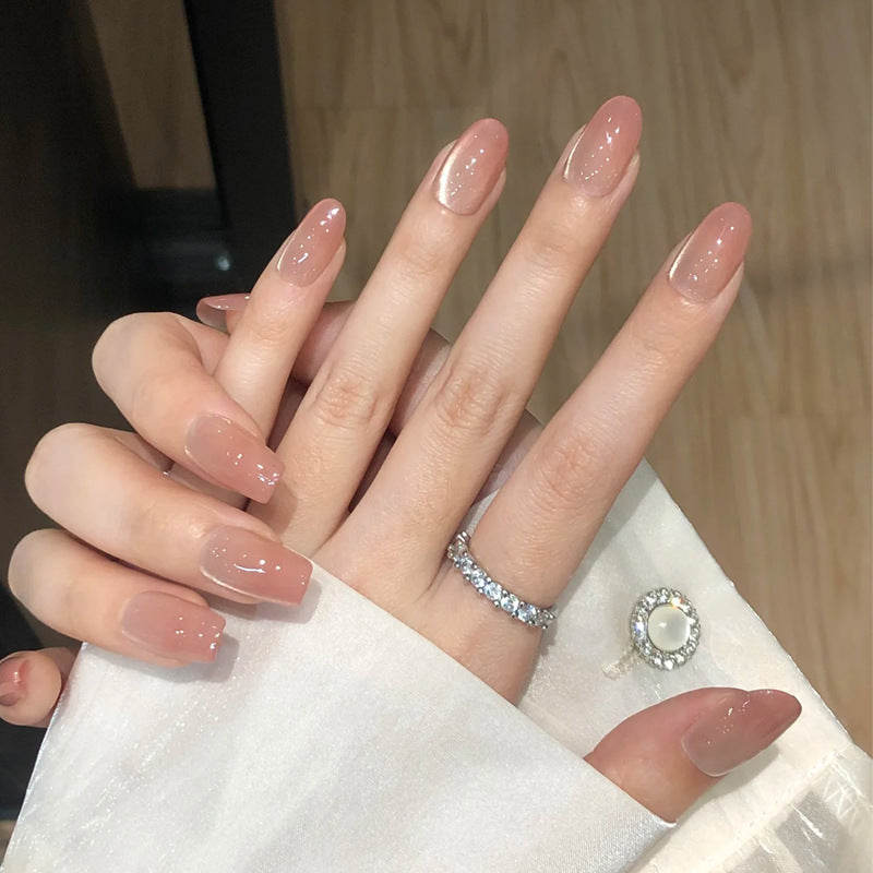 Elegant Glossy Nail Extensions Stornfield