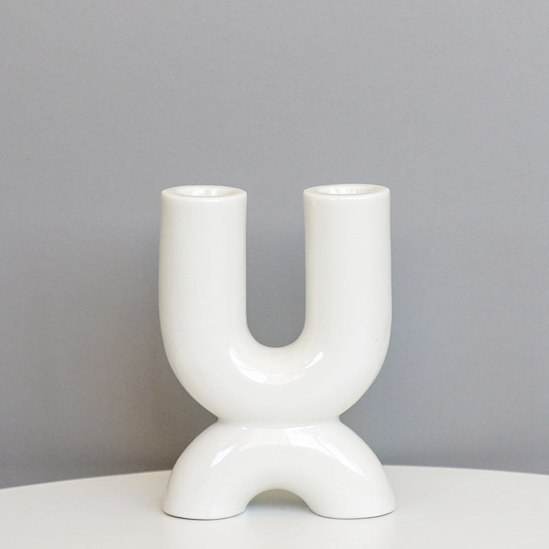 Sculptural Ceramic Candle Holder Stornfeild