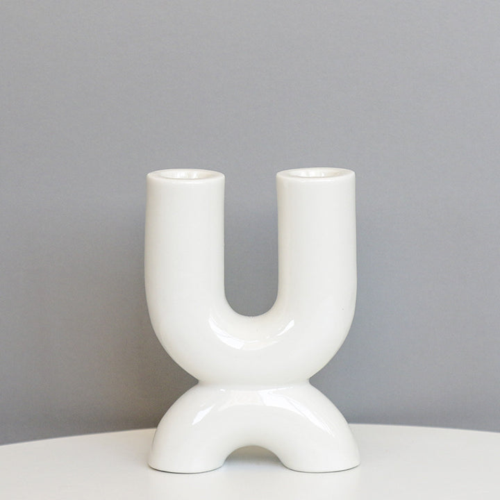 Sculptural Ceramic Candle Holder Stornfeild