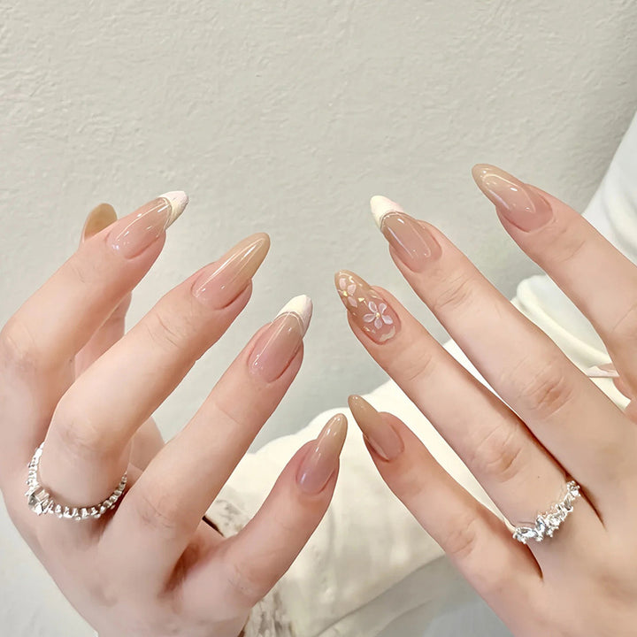 Elegant Artificial Nails with Sparkling Glitter Stornfield