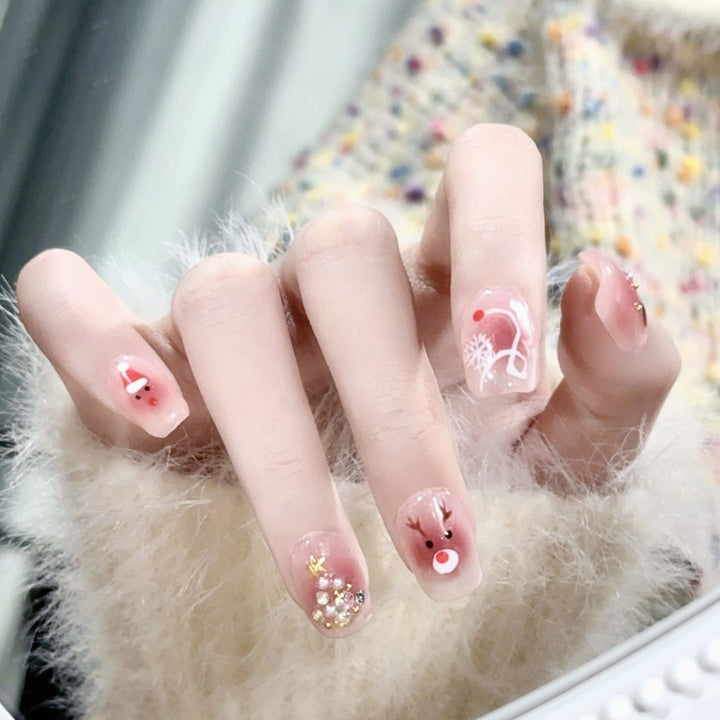Festive Character Design Press-On Nail Set Stornfield