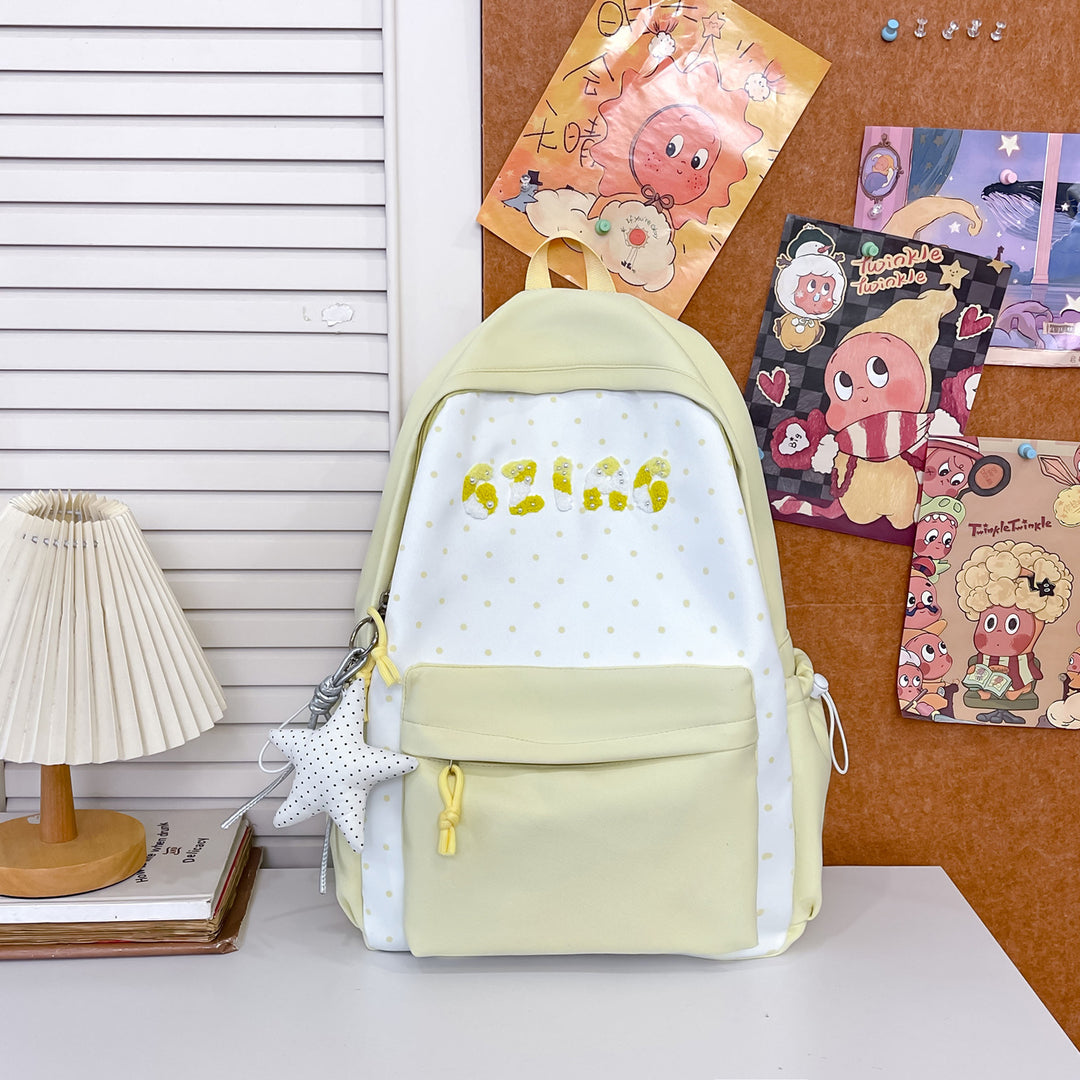 Cute Polka Dot Patterned Backpack Stornfield
