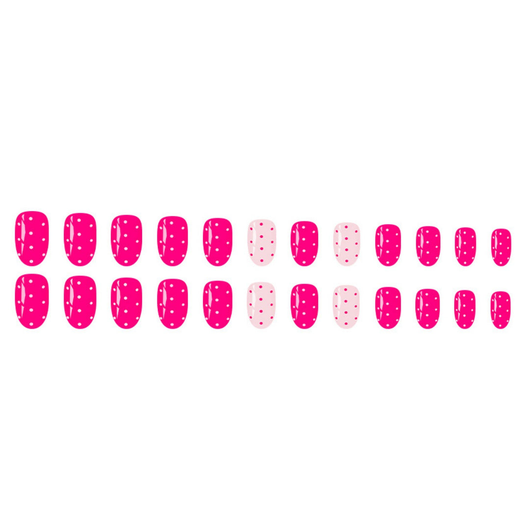 Playful Polka Dot Press-On Nail Set Stornfield
