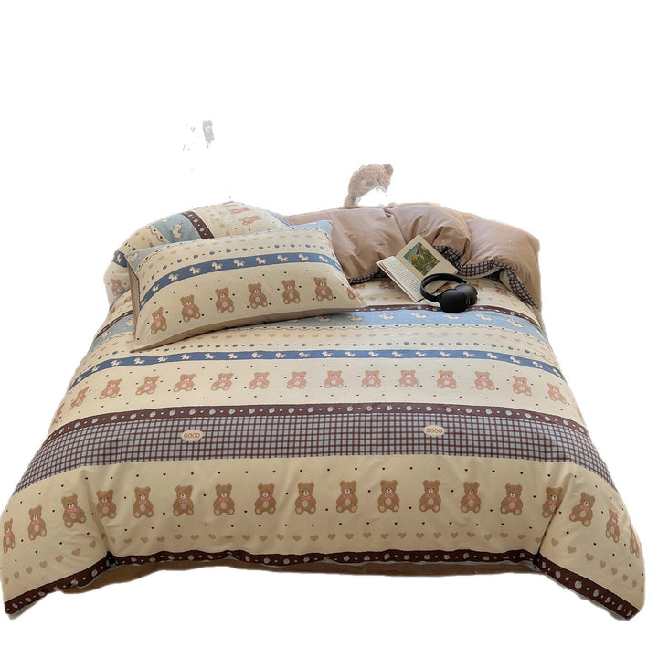 Cute Bear-Themed Bedding Set