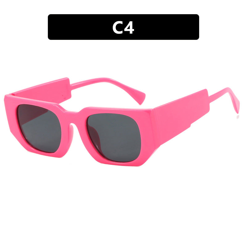 Ladies oversized sunglasses with geometric frame and UV protection Stornfield
