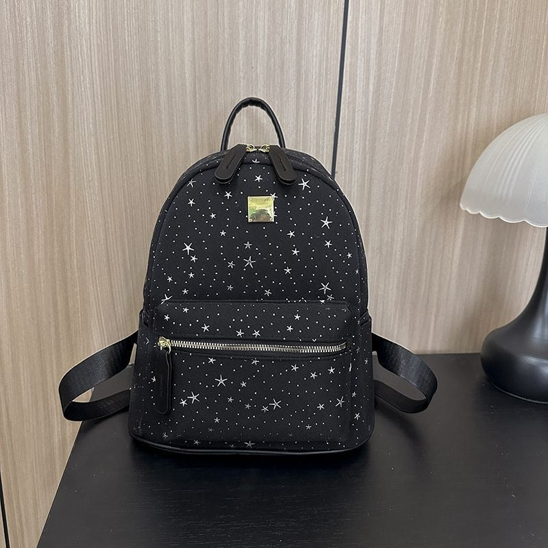 Women's Star-Patterned Mini Backpack Stornfield
