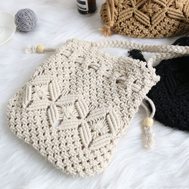 Hand-knotted macrame bag Stornfield