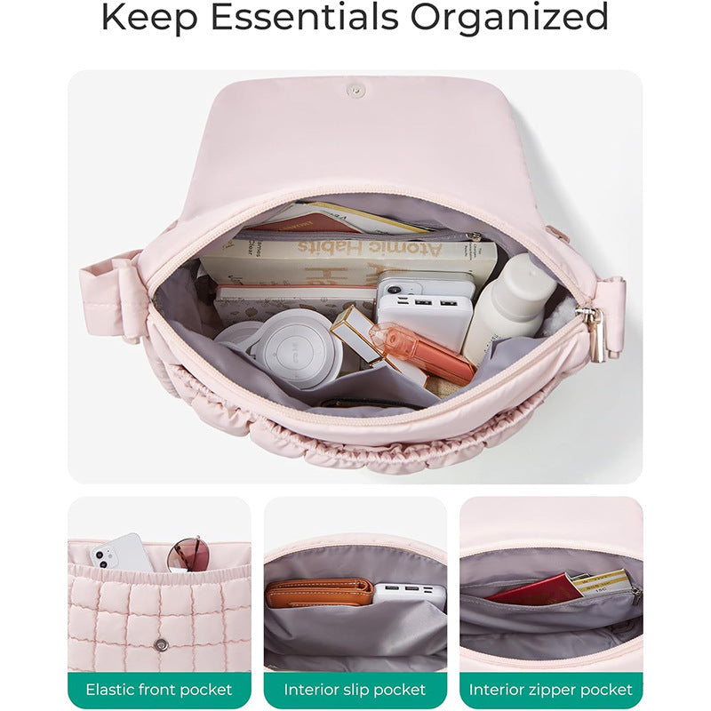 Padded shoulder bag with stylish design Stornfield
