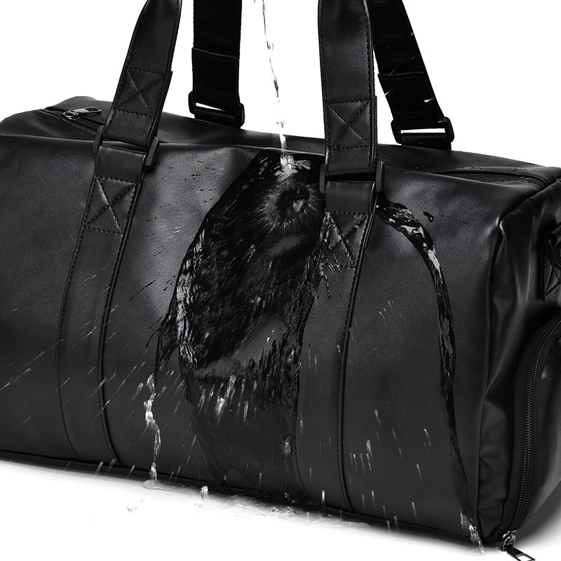 Stylish Leather Gym Bag Stornfield