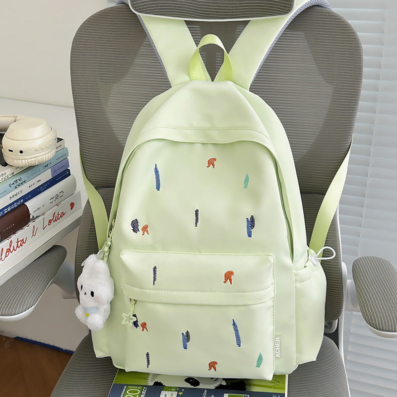 Lightweight Backpack with Cute Embroidered Design Stornfield