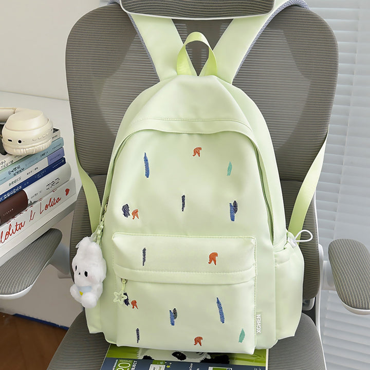 Lightweight Backpack with Cute Embroidered Design Stornfield