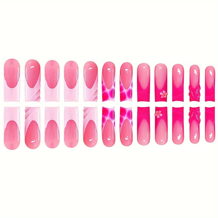 Artistic Floral 3D Press-On Nails Stornfield