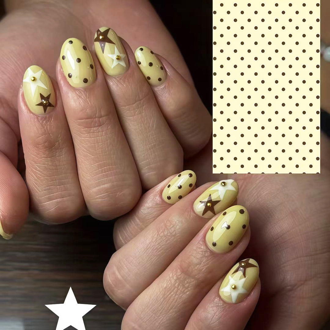 Premium Decorative Press-On Nail Art Set