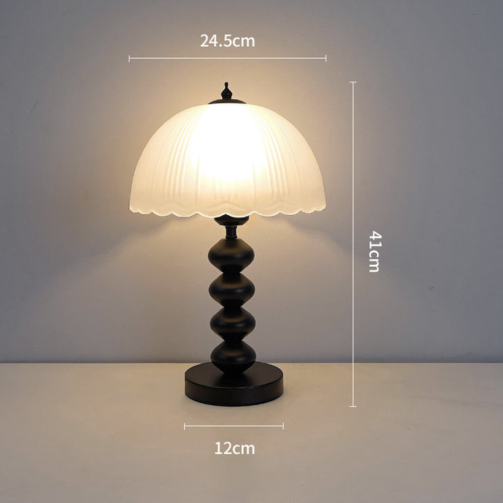 Elegant Glass Shade Table Lamp