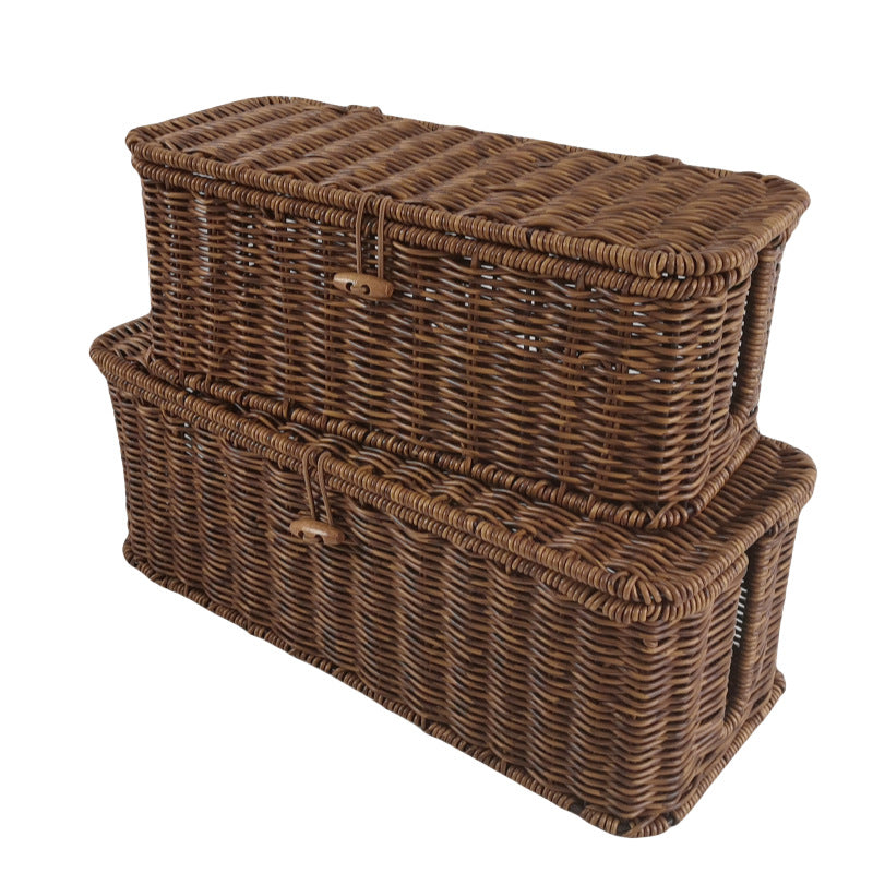 Handcrafted Wicker Storage Bins Stornfield