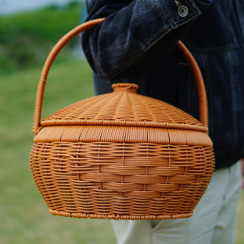 Multi-Tiered Woven Storage Basket Stornfield
