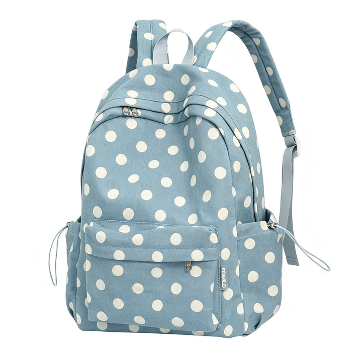 Casual Polka Dot School Backpack Stornfield