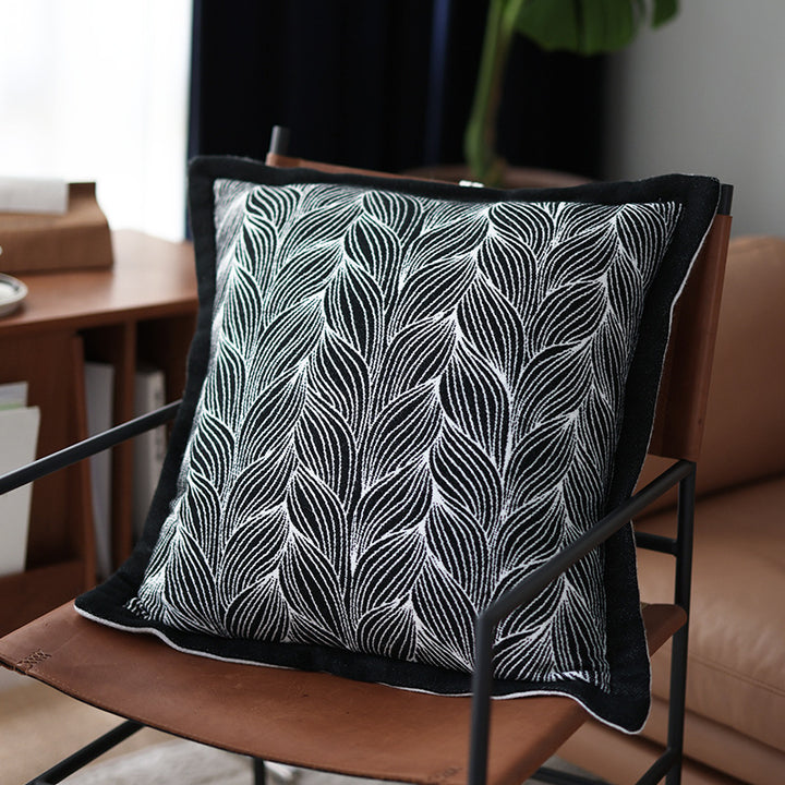 Abstract Patterned Knit Throw Blanket