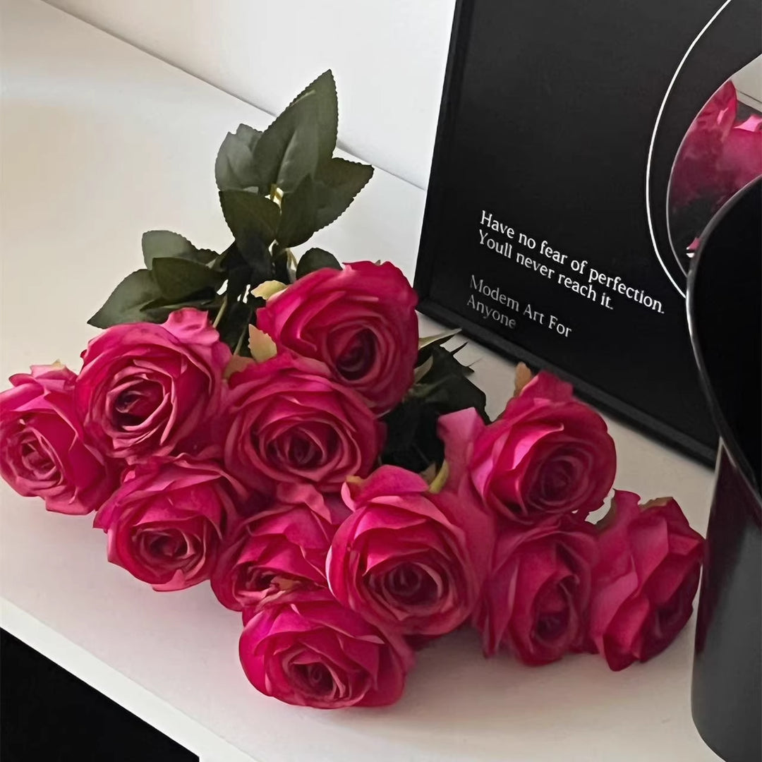 Decorative Faux Rose Bouquet