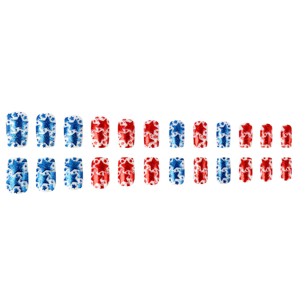 Star-Patterned Press-On Nails Stornfield