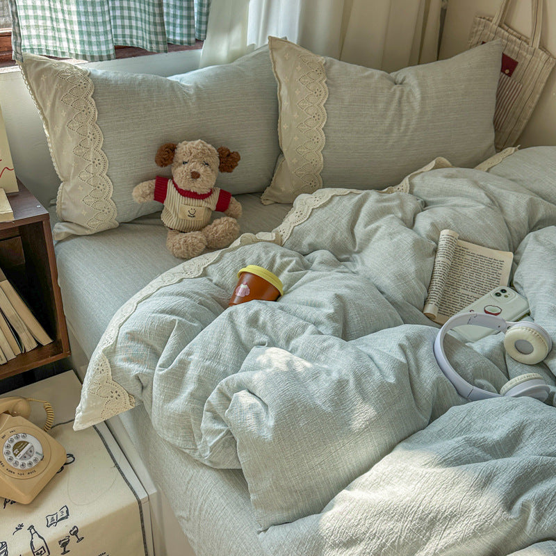 Elegant Embroidered Bedding Set
