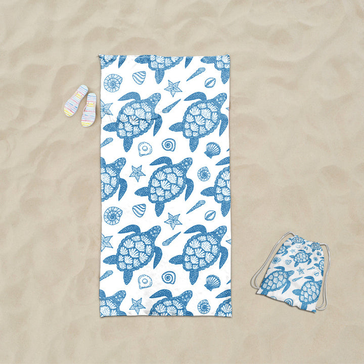 practical beach towel with integrated tote bag design Stornfield