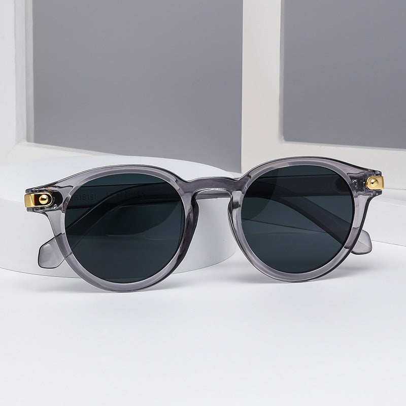 Ladies fashionable sunglasses with transparent frame and sturdy lenses Stornfield
