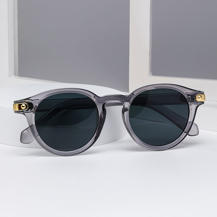 Ladies fashionable sunglasses with transparent frame and sturdy lenses Stornfield