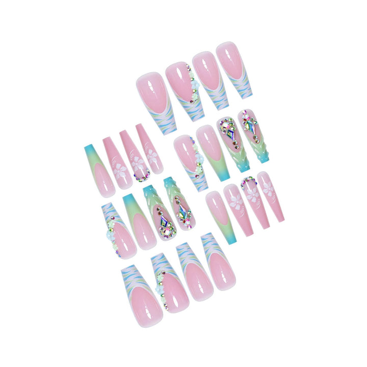 Premium Decorative Press-On Nail Art Stornfield