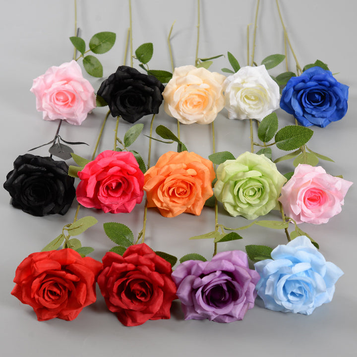 Elegant Silk Rose Hair Accessory