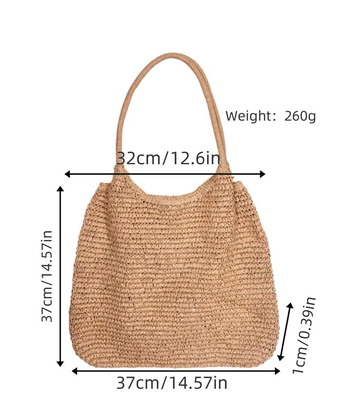 Handcrafted mesh tote Stornfield