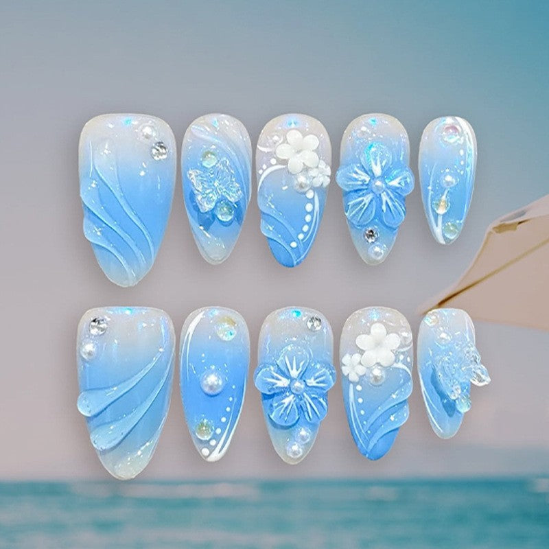Creative nail art set with maritime accents Stornfield