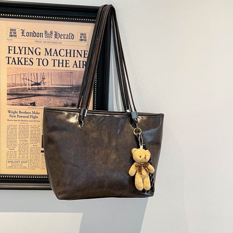 Versatile Everyday Vegan Leather Tote