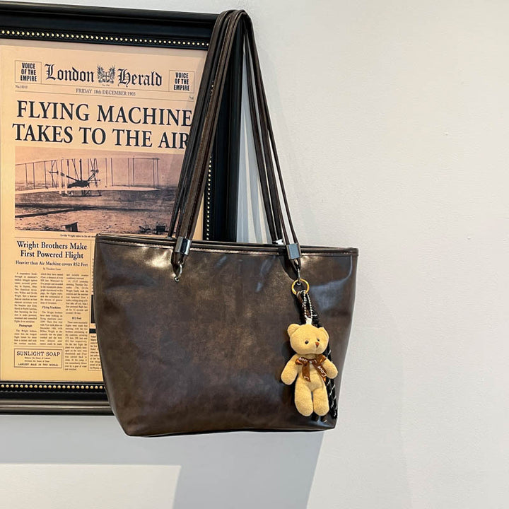 Versatile Everyday Vegan Leather Tote