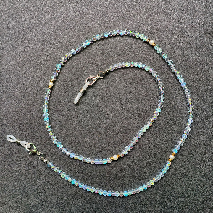 Elegant glasses holder chain with colorful beads Stornfield