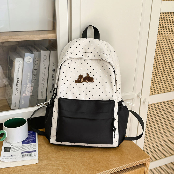 Playful Polka Dot Animated Backpack Stornfield
