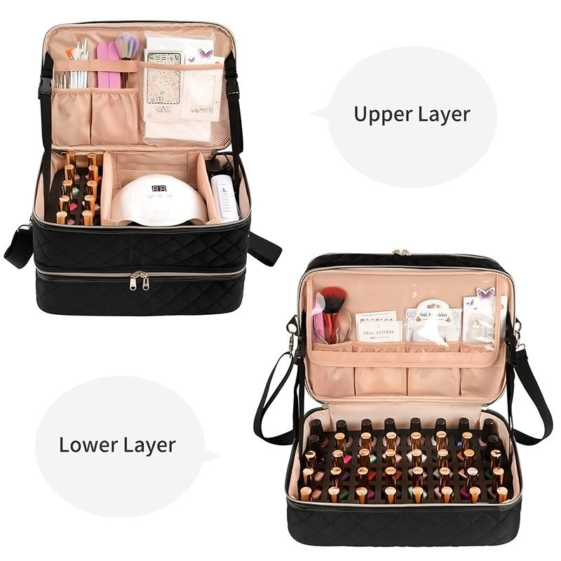 Elegant cosmetic organizer with multiple compartments Stornfield