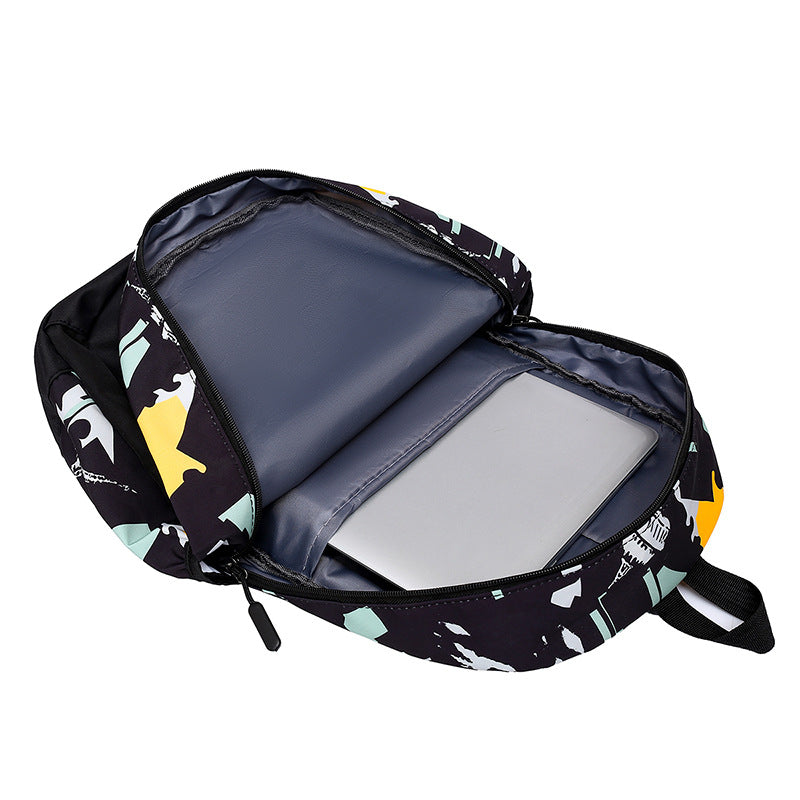 School backpack with multiple compartments and matching accessories Stornfield