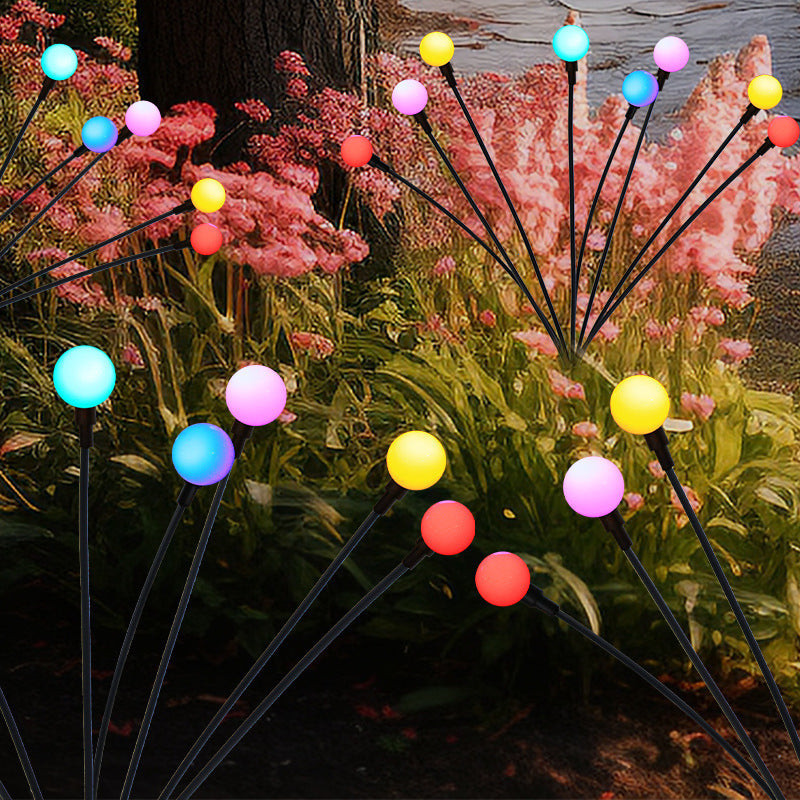 Decorative LED Fiber Optic Flower Stakes Bouquet Stornfield