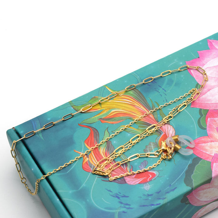 Fashion-Forward Metal Eyewear Chain Stornfield