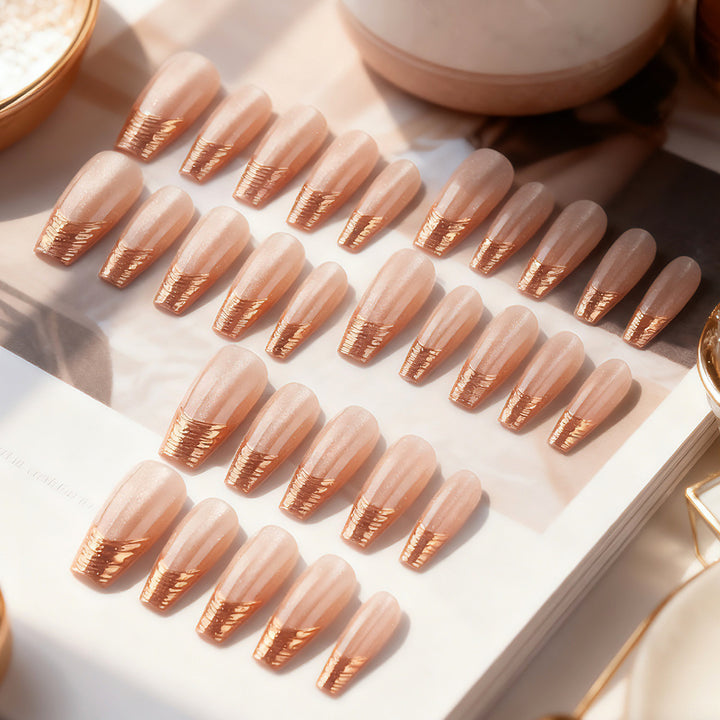 Glamorous Sculpted Press-On Nails Stornfield