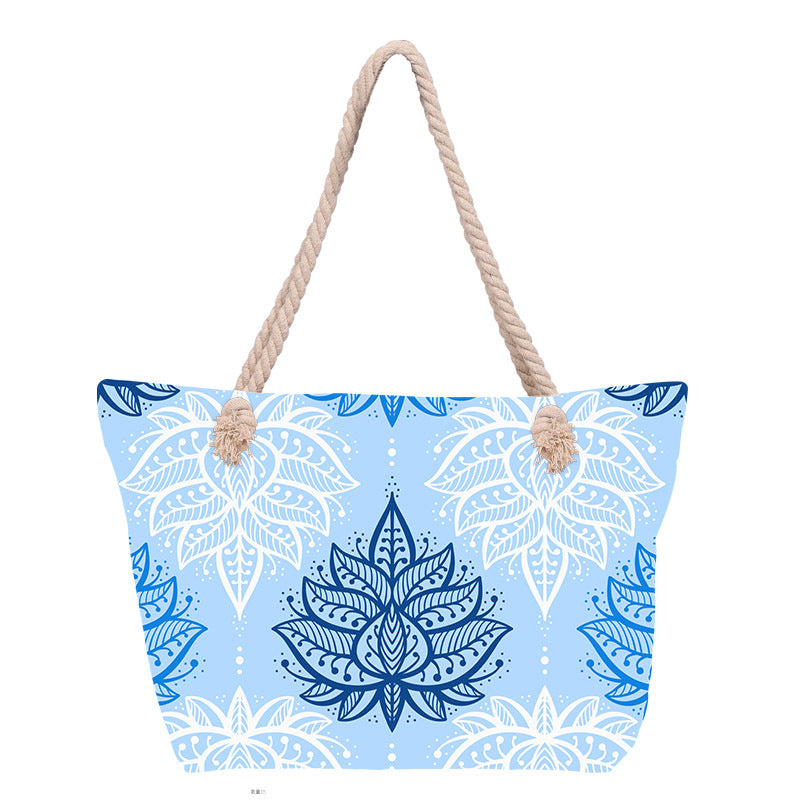 Beach bag with floral pattern Stornfield