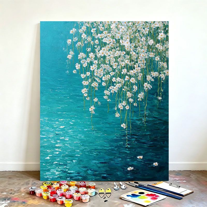 Floral-Inspired Scenic Canvas Art Print Stornfield