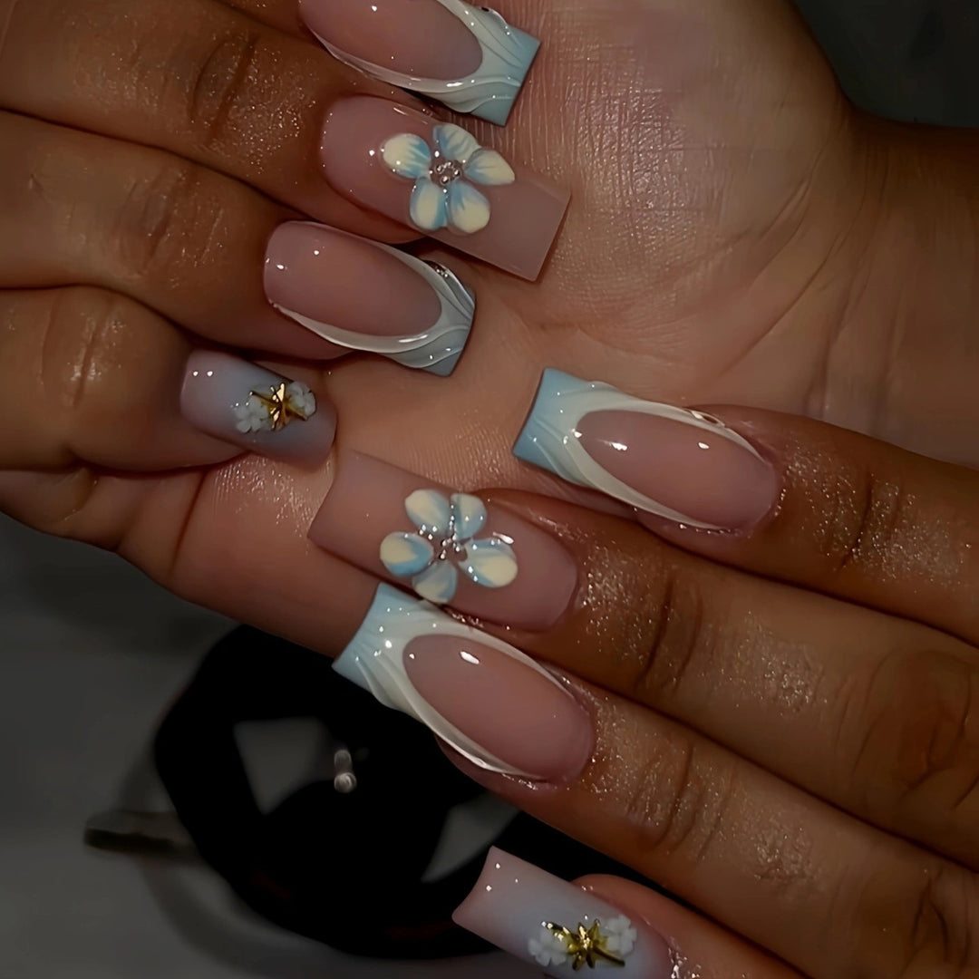Halloween-Inspired Gothic Press-On Nail Set Stornfield
