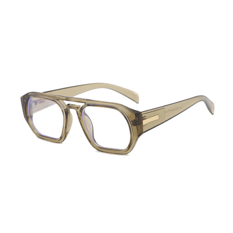 Women’s fashionable rectangular glasses with elegant metal accent Stornfield