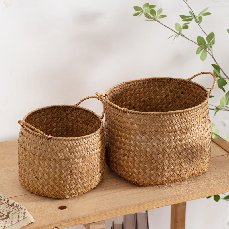 Unisex Stylish Storage Baskets made of Handwoven Natural Material Stornfield