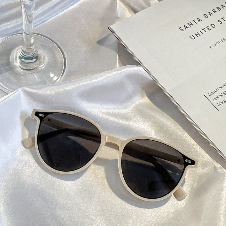 Ladies elegant sunglasses with stylish transparent frame Stornfield